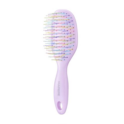 Mapepe Detangling Brush Mini Colorful Party (Purple) - Image 3