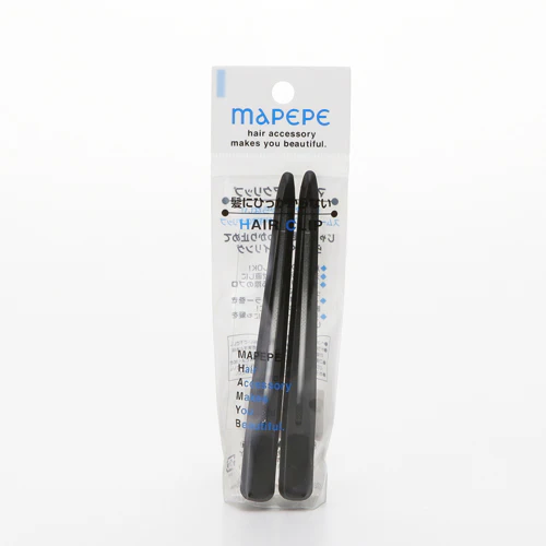 MAPEPE Hair Clip Large 2Pcs Black
