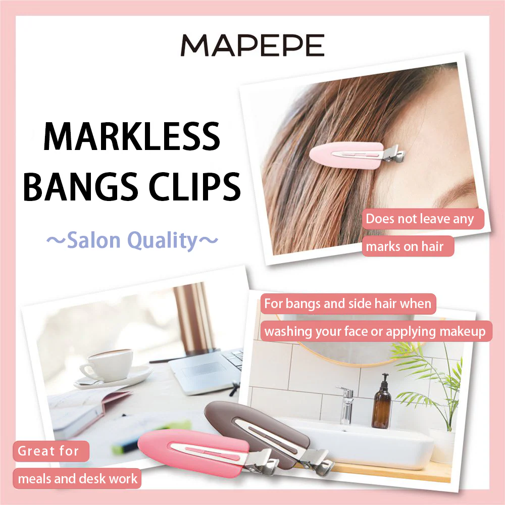 MAPEPE Markless Bangs Clips 3 Pcs - Image 2