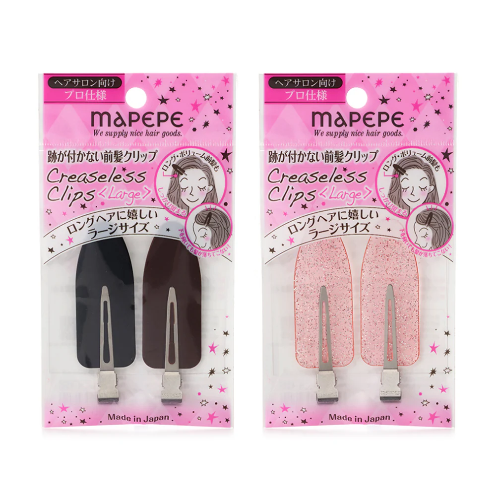 MAPEPE Markless Bangs Clips Large 2Pcs
