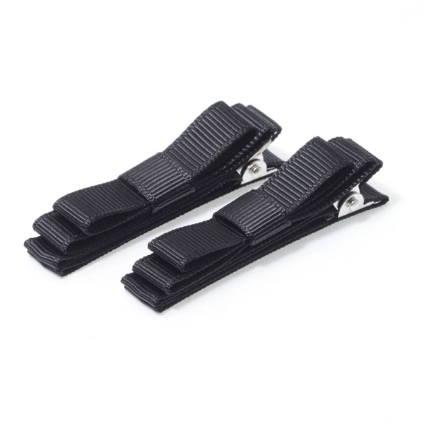 MAPEPE Markless Bangs Ribbon Clip 2Pcs Black - Image 2