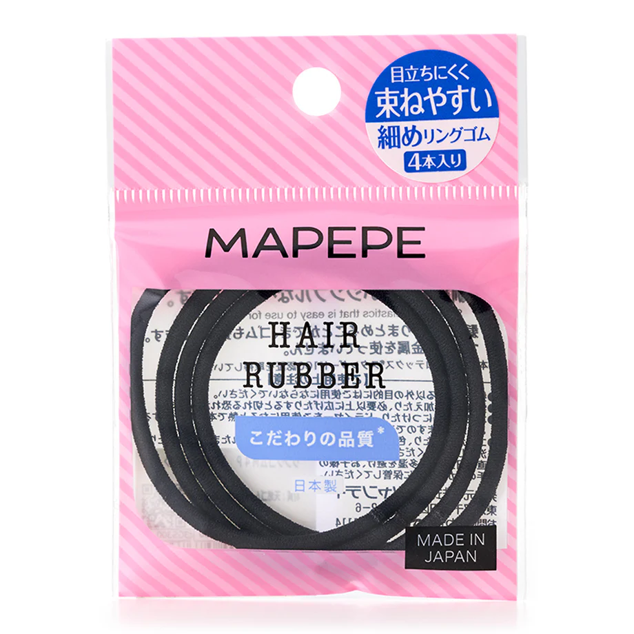 MAPEPE Ring Hair Tie M 4Pcs - Image 4