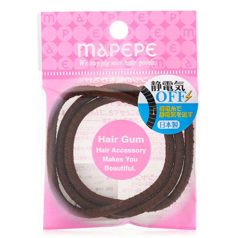MAPEPE Static Electricity OFF Ring Hair Tie 3Pcs - Image 4