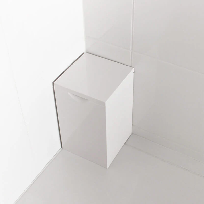MARNA Toilet Bin - White - Image 2