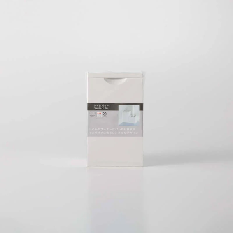 MARNA Toilet Bin - White - Image 3