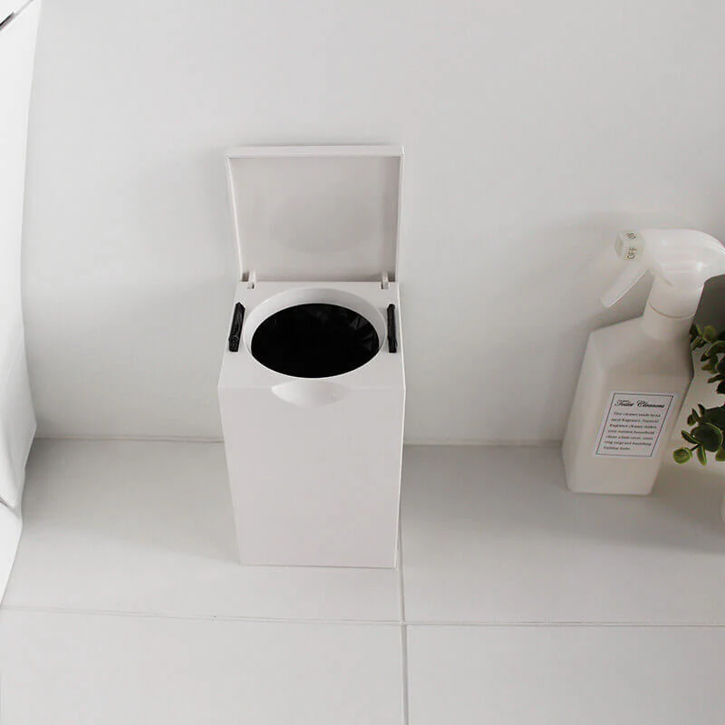 MARNA Toilet Bin - White - Image 4