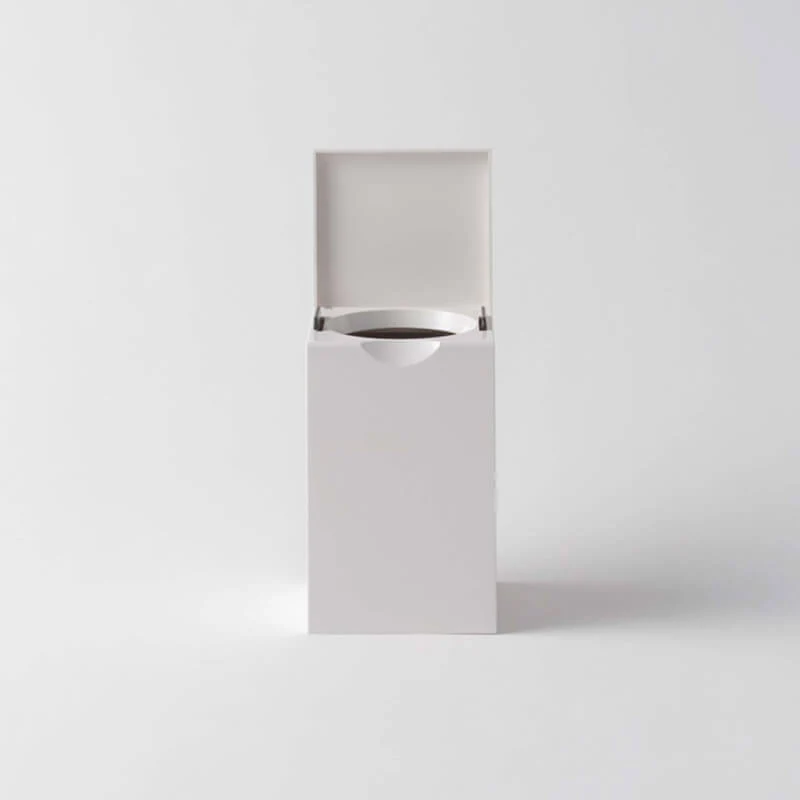 MARNA Toilet Bin - White - Image 5