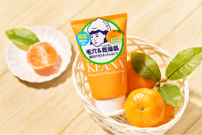 NADESHIKO Baking Soda Mikan Face Foam Wash - Image 3